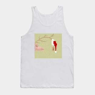 Abstract Reindeer Christmas Design Tank Top